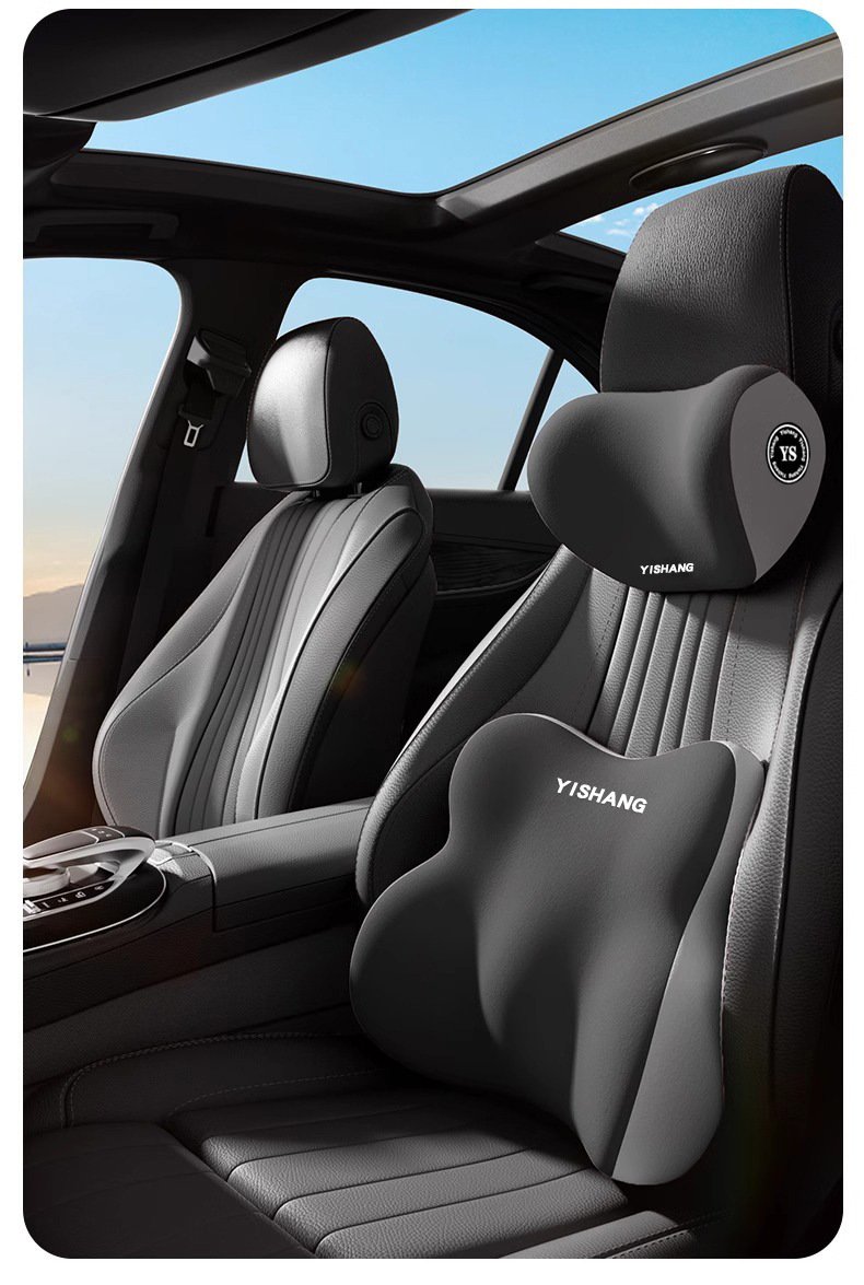 New car accessories: seat headrest and lumbar support set, colorful seat cushion and backrest, car accessories, lumbar support, wholesale 23