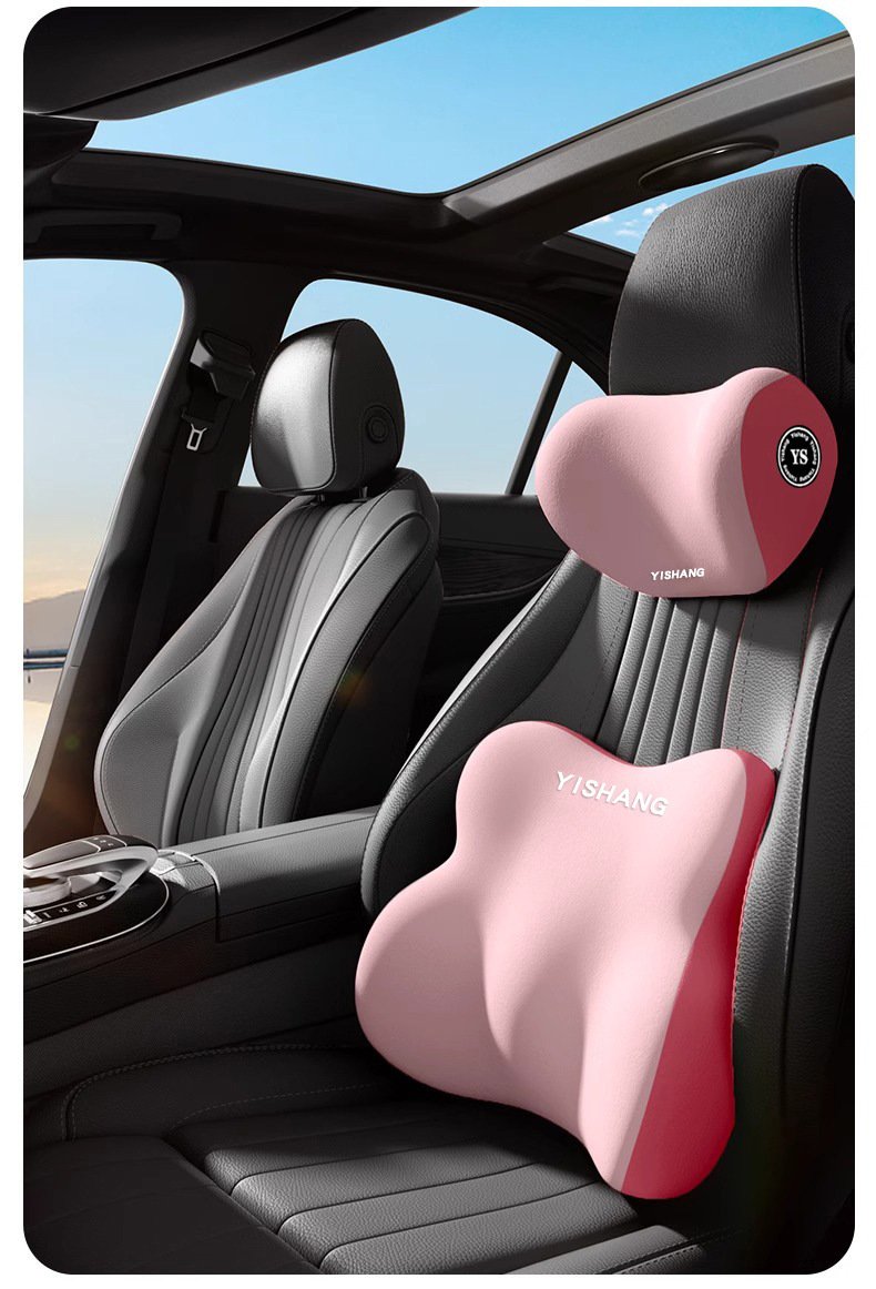 New car accessories: seat headrest and lumbar support set, colorful seat cushion and backrest, car accessories, lumbar support, wholesale 22