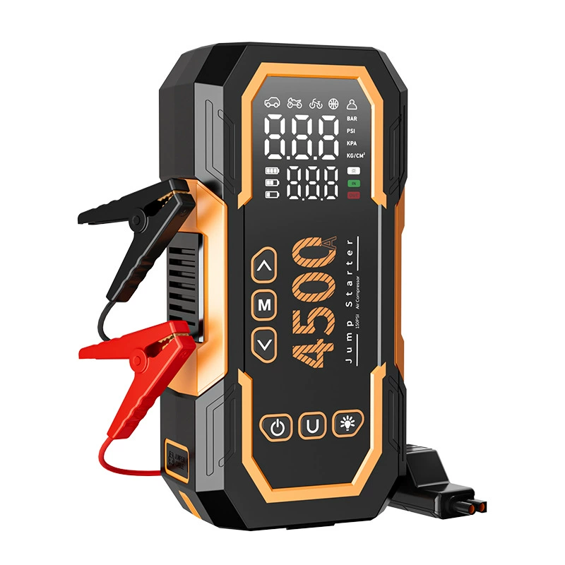 Car emergency start power supply, integrated with a portable air pump, a versatile power solution for emergencies. New